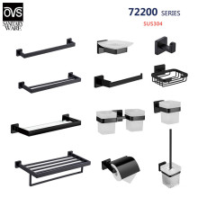 Black Stainless Steel SUS 304 Ss SUS304 Bathroom Accessories